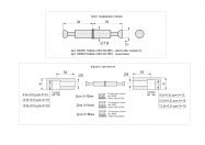 Болт двойной стяжки Minifix HAFELE 34 мм D=7 сталь (262.28.286)